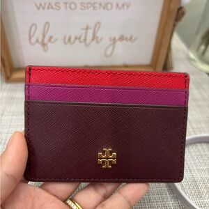 Tory Burch Multicolor Card Holder